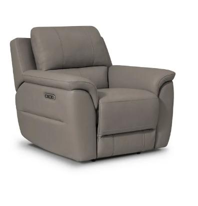 Lot 346  
            Birmingham SR104 - Collection or Optional Delivery Available 

                
OAK FURNITURELAND THEO POWER RECLINER ARMCHAIR IN OYSTER LEATHER ORIGINAL RRP £84...