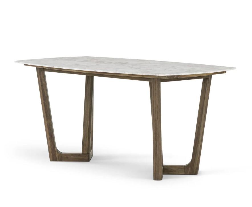 Lot 363  
            Birmingham SR104 - Collection or Optional Delivery Available 

                
OAK FURNITURELAND ISLINGTON MARBLE AND DARK ACACIA DINING TABLE ORIGINAL RRP £969.99