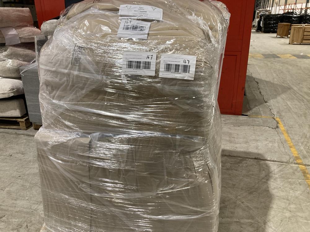 Lot 372  
            Birmingham SR104 - Collection or Optional Delivery Available 

                
PALLET OF OAK FURNITURELAND PARTS TO INCLUDE MALVERN RIGHT ARM MODULE IN BEIGE FA...