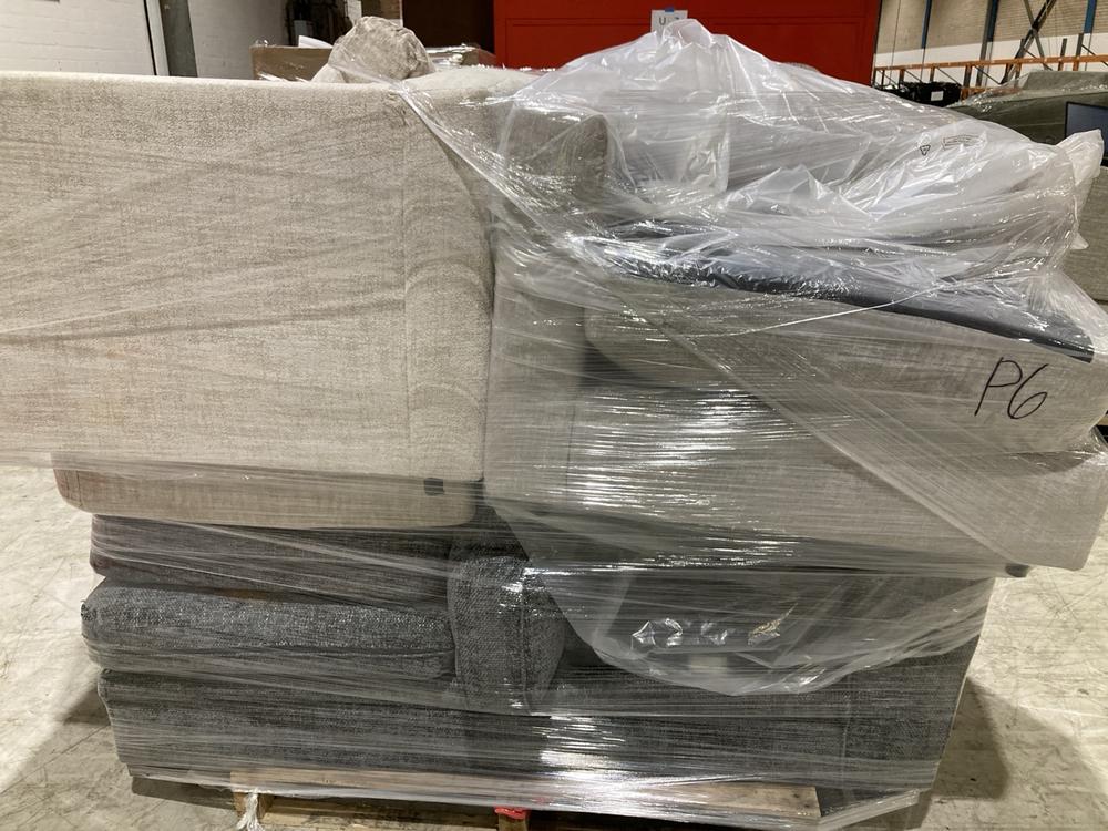 Lot 378  
            Birmingham SR104 - Collection or Optional Delivery Available 

                
PALLET OF OAK FURNITURELAND PARTS TO INCLUDE MALVERN LEFT ARM MODULE IN BEIGE FAB...