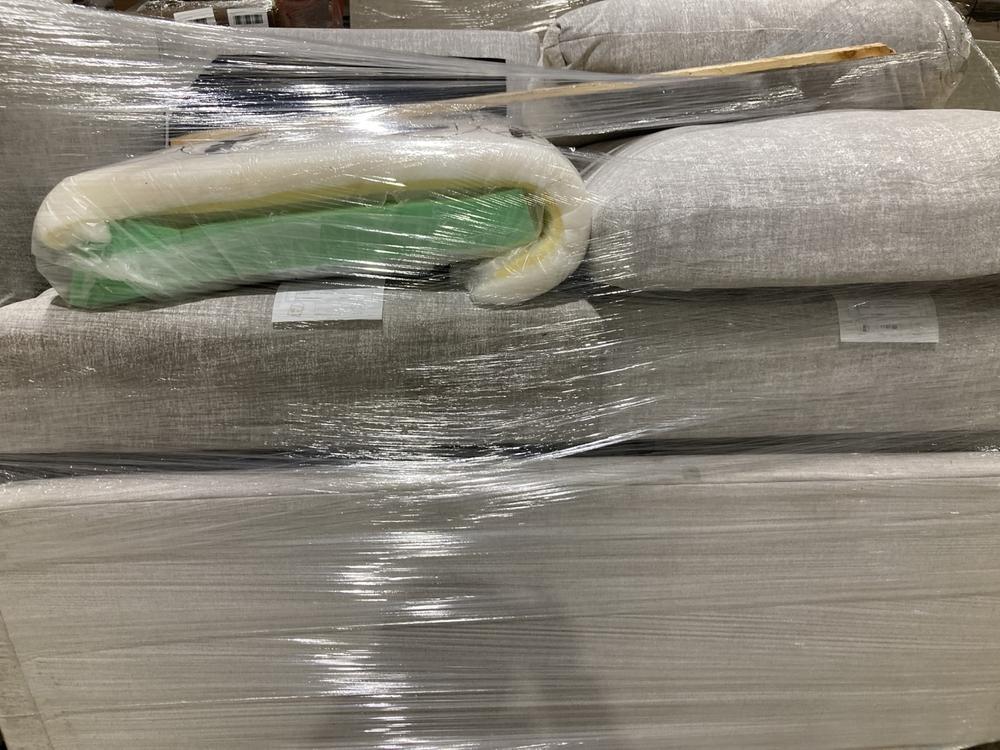 Lot 382  
            Birmingham SR104 - Collection or Optional Delivery Available 

                
PALLET OF OAK FURNITURELAND PARTS TO INCLUDE JASMINE 3 SEATER SOFA IN CAMPO FABRI...