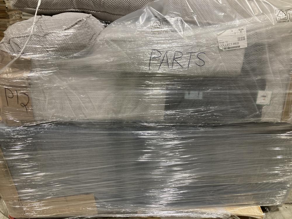 Lot 384  
            Birmingham SR104 - Collection or Optional Delivery Available 

                
PALLET OF OAK FURNITURELAND PARTS TO INCLUDE NEBRASKA HIGH BACK LEFT FACING CHAIS...