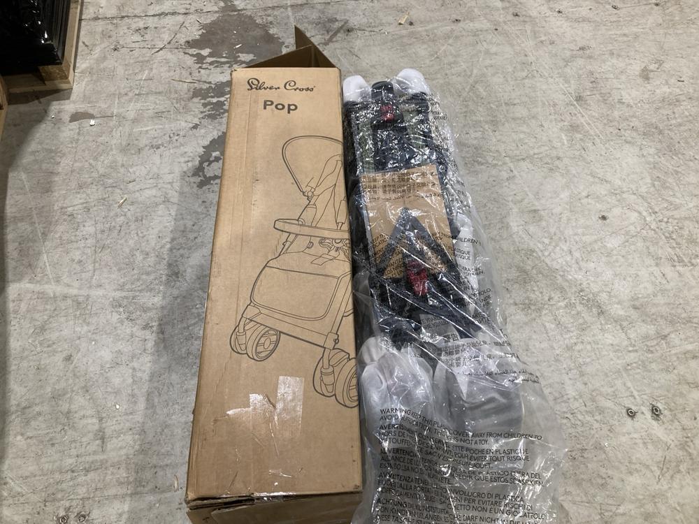 Lot 394  
            Birmingham SR104 - Collection or Optional Delivery Available 

                
SILVER CROSS POP PUSHCHAIR