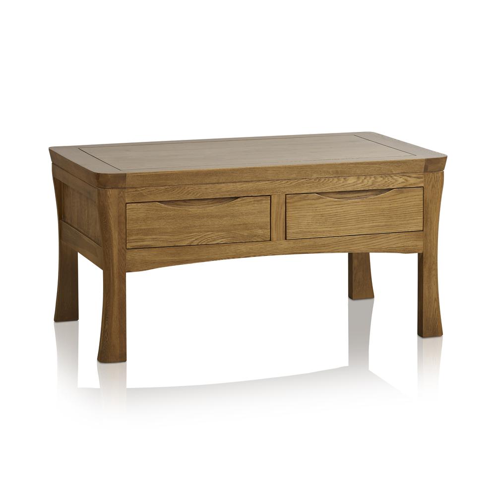 Lot 61  
            Birmingham SR104 - Collection or Optional Delivery Available 

                
OAK FURNITURELAND ORRICK RUSTIC SOLID OAK 4 DRAWER STORAGE COFFEE TABLE ORIGINAL ...