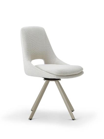 Lot 69  
            Birmingham SR104 - Collection or Optional Delivery Available 

                
OAK FURNITURELAND NICO CAPPUCCINO METAL CREAM FABRIC SWIVEL CHAIR ORIGINAL RRP £260