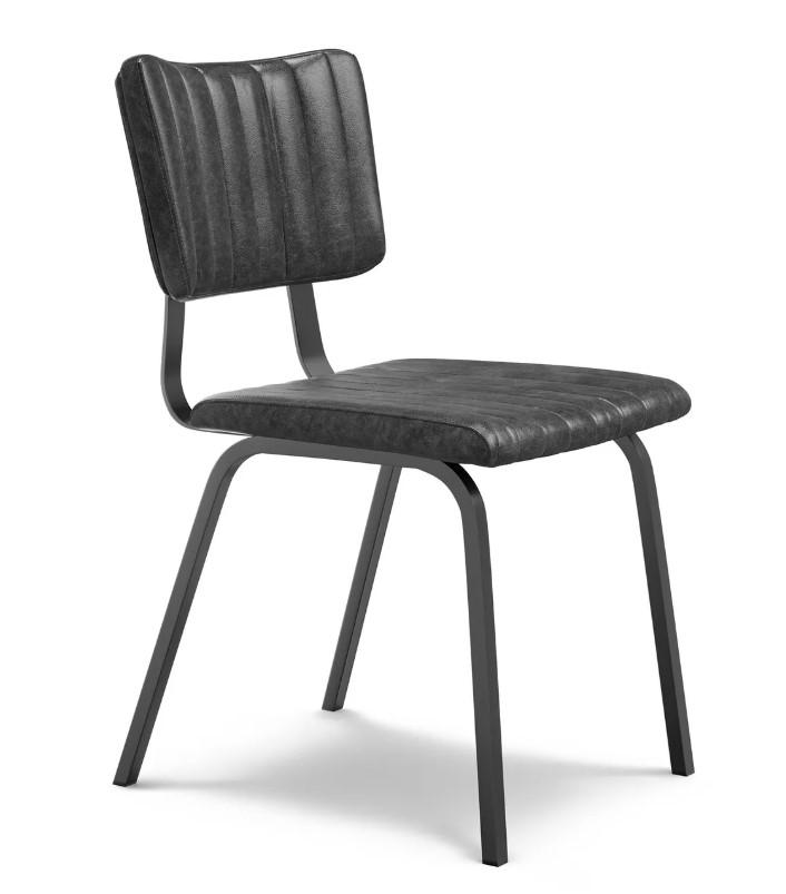 Lot 80  
            Birmingham SR104 - Collection or Optional Delivery Available 

                
OAK FURNITURELAND MASON CHAIR VINTAGE BROWN LEATHER-LOOK FABRIC PADS ORIGINAL RRP...