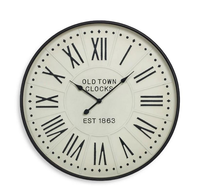 Lot 87  
            Birmingham SR104 - Collection or Optional Delivery Available 

                
OAK FURNITURELAND GRAYSON WALL CLOCK ORIGINAL RRP £159.99