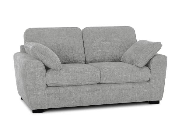 Lot 8  
            Birmingham SR104 - Collection or Optional Delivery Available 

                
OAK FURNITURELAND MELBOURNE 2 SEATER SOFA IN ENZO SILVER FABRIC ORIGINAL RRP £1,0...