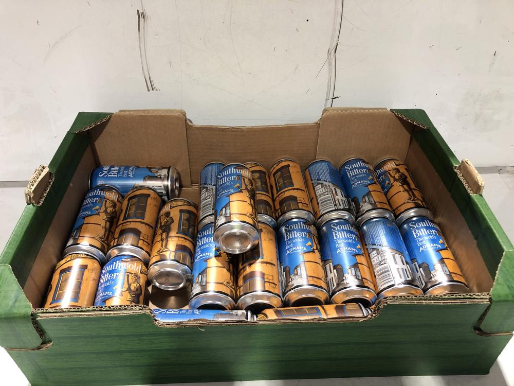Lot 17  
            BIRMINGHAM SR110 - COLLECTION ONLY 

                
1 X BOX OF SOUTHWOLD BITTER 4.1%VOL 440ML BEER.(18+. ID WILL BE REQUIRED UPON COL...