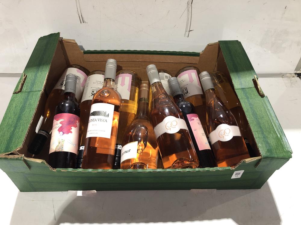 Lot 19  
            BIRMINGHAM SR110 - DELIVERY OR COLLECTION 

                
12 X BOTTLES OF MIXED ROSÉ WINE TO INCLUDE QUINTA VISTA 12.5%VOL 750ML ROSÉ.(18+....
