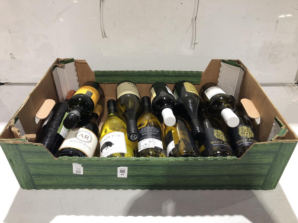 Lot 20  
            BIRMINGHAM SR110 - DELIVERY OR COLLECTION 

                
12 X BOTTLES OF MIXED WHITE WINE TO INCLUDE ARABELLA 2025 12.7%VOL 750ML WHITE WI...