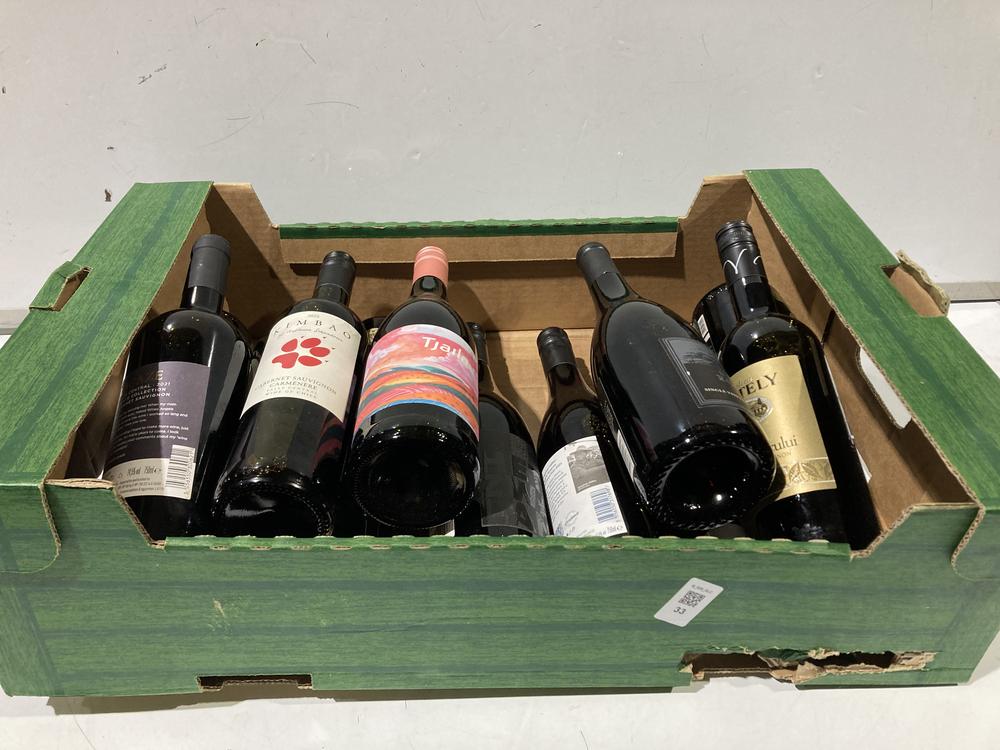 Lot 33  
            BIRMINGHAM SR110 - DELIVERY OR COLLECTION 

                
12 X BOTTLES OF MIXED WINE TO INCLUDE KIMBAO 2022 14.5% 750ML RED WINE.(18+. ID W...