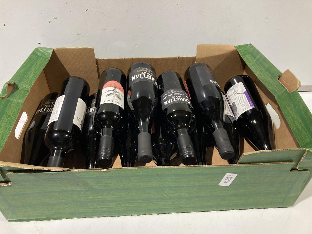 Lot 34  
            BIRMINGHAM SR110 - DELIVERY OR COLLECTION 

                
12 X BOTTLES OF MIXED WINE TO INCLUDE CHRISTIAN PATAT APPASSIMENTO 2024 14.5% VOL...