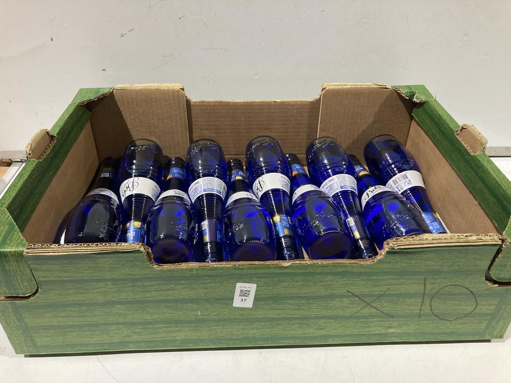 Lot 37  
            BIRMINGHAM SR110 - DELIVERY OR COLLECTION 

                
10 X BOTTLES OF BLUE CURACAO 21% VOL 500ML LIQUEUR.(18+. ID WILL BE REQUIRED UPON...