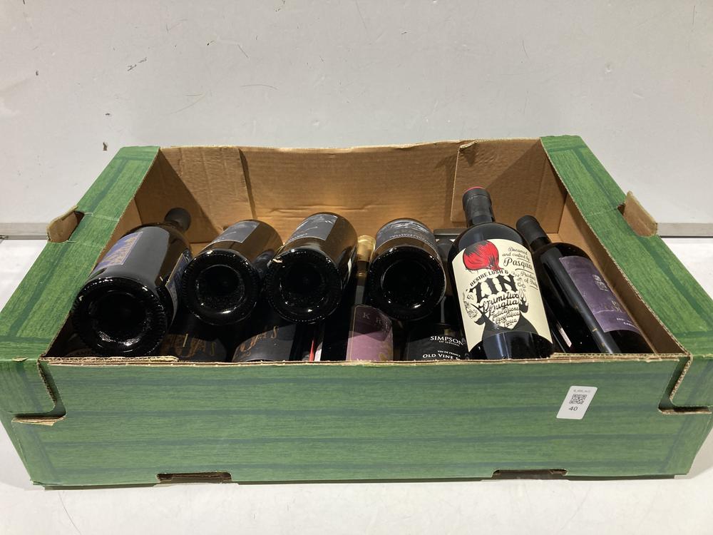 Lot 40  
            BIRMINGHAM SR110 - DELIVERY OR COLLECTION 

                
12 X BOTTLES OF MIXED WINE TO INCLUDE GRAN RESERVA LACAZE 2021 14% VOL 750ML RED ...