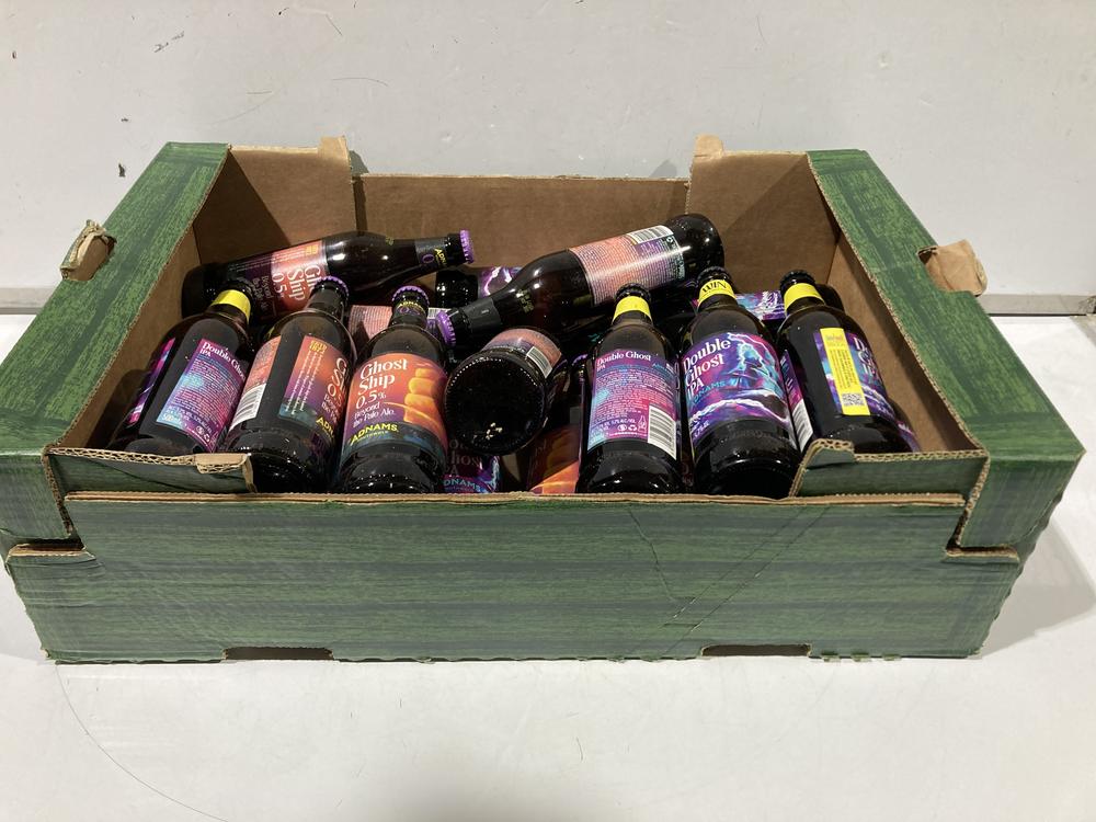 Lot 46  
            BIRMINGHAM SR110 - COLLECTION ONLY 

                
1 X BOX OF MIXED GHOST SHIP ALCOHOLIC DRINKS TO INCLUDE DOUBLE GHOST IPA 5.2% VOL...