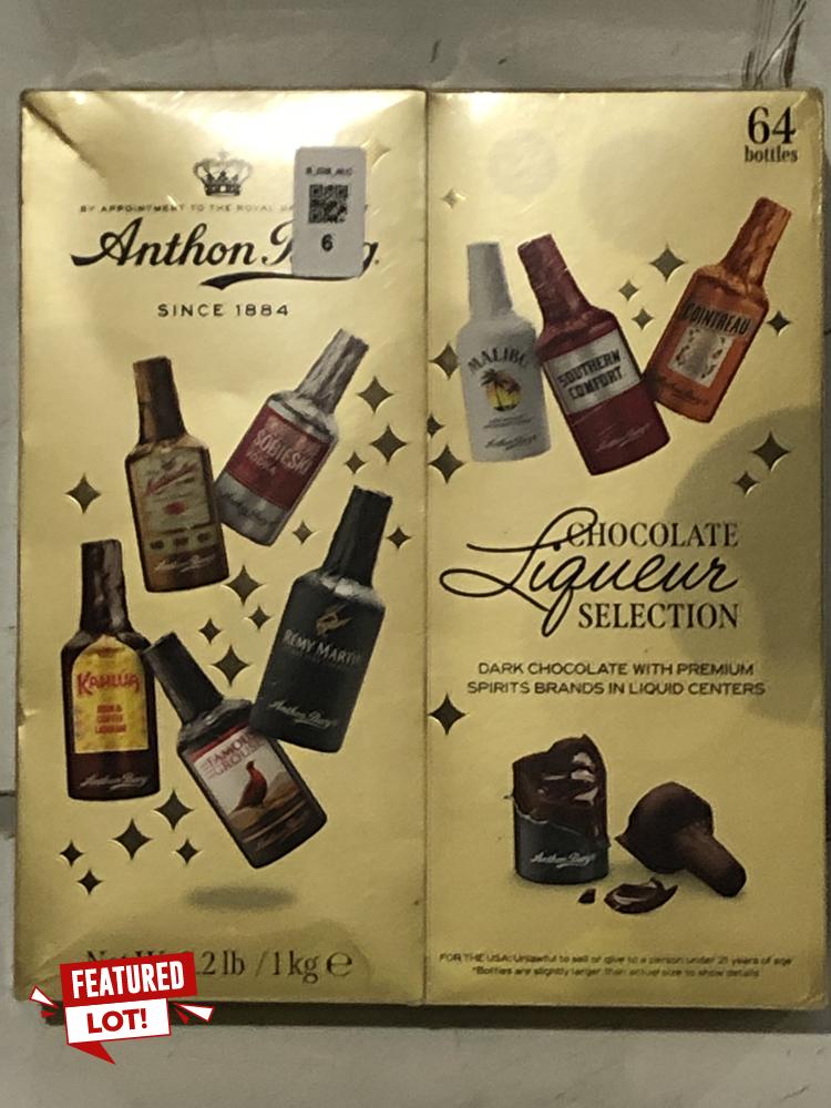 Lot 6  
            BIRMINGHAM SR110 - COLLECTION ONLY 

                
1 BOX OF 64 BOTTLES OF CHOCOLATE LIQUEUR SELECTION TO INCLUDE REMY MARTIN COGNAC ...