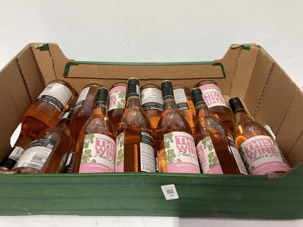 Lot 78  
            BIRMINGHAM SR110 - DELIVERY OR COLLECTION 

                
12 X BOTTLES OF THIS WINE PINOT NOIR 2023 13% VOL 750ML ROSE WINE.(18+. ID WILL B...