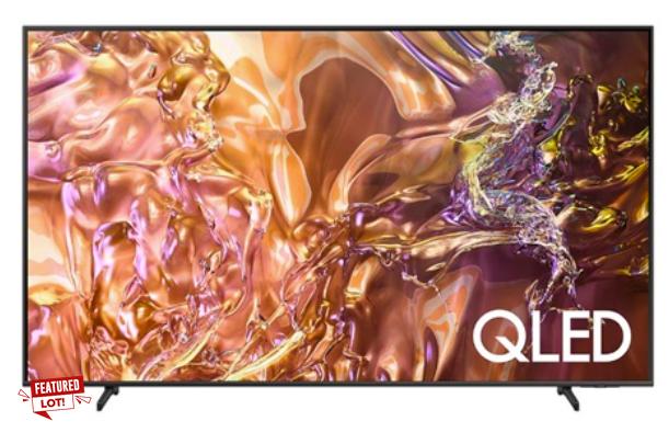 Lot 21  
            Birmingham Premium - Collection or Optional Delivery Available 

                
SAMSUNG 50" SMART, 4K TV (ORIGINAL RRP - £569): MODEL NO QE50QE1DAUXXU (POWER CAB...