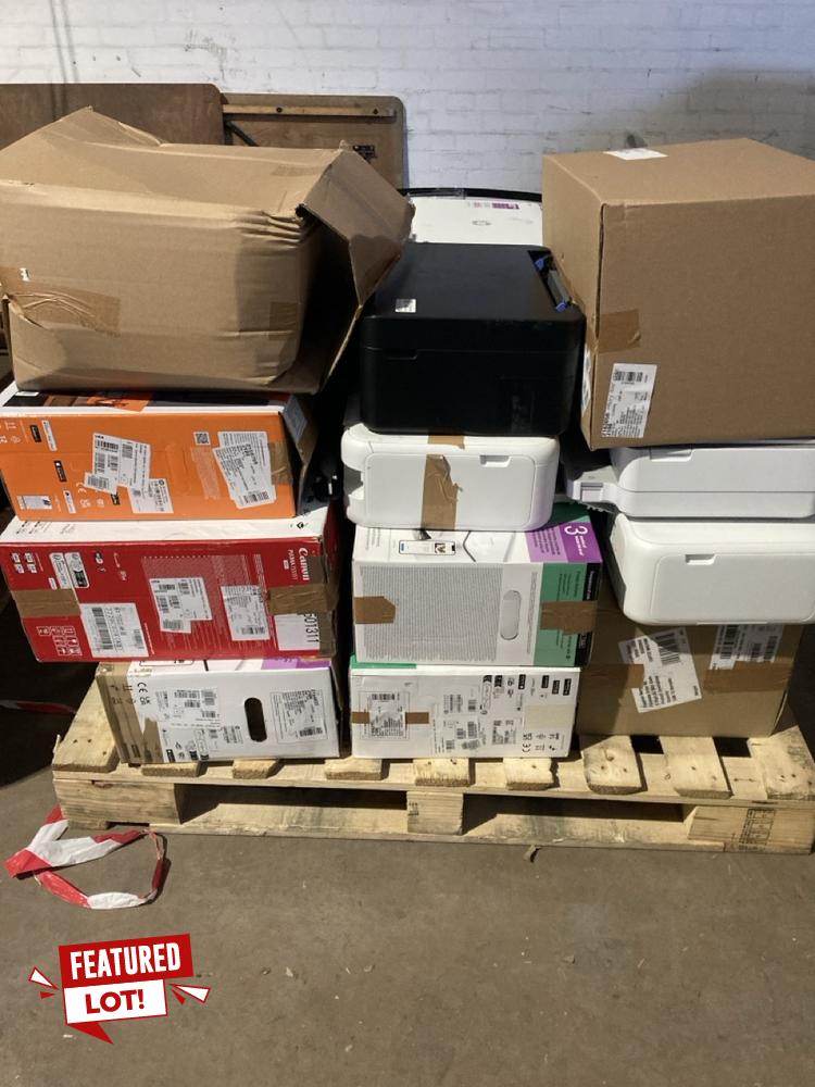 Lot 30  
            Birmingham Premium - Collection or Optional Delivery Available 

                
20 X PRINTERS TO INCLUDE HP PRINTERS (ORIGINAL RRP - £1300). [JPTB7829] (KERBSIDE...
