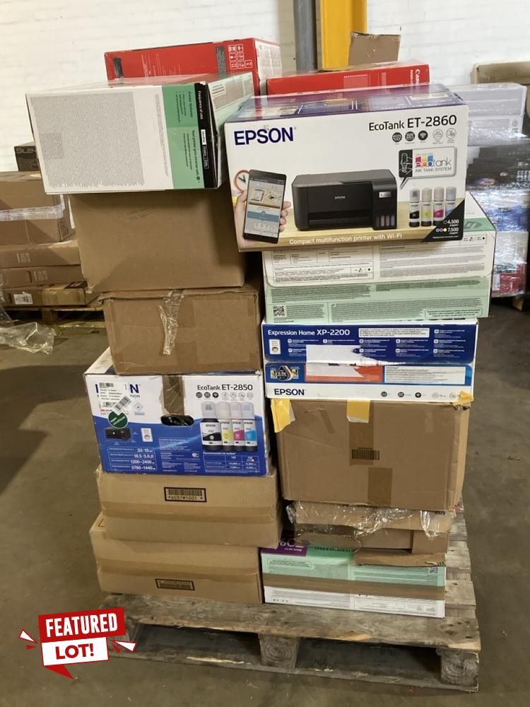 Lot 34  
            Birmingham Premium - Collection or Optional Delivery Available 

                
25 X PRINTERS TO INCLUDE EPSON & HP (ORIGINAL RRP - £1600). [JPTB7812] (KERBSIDE ...