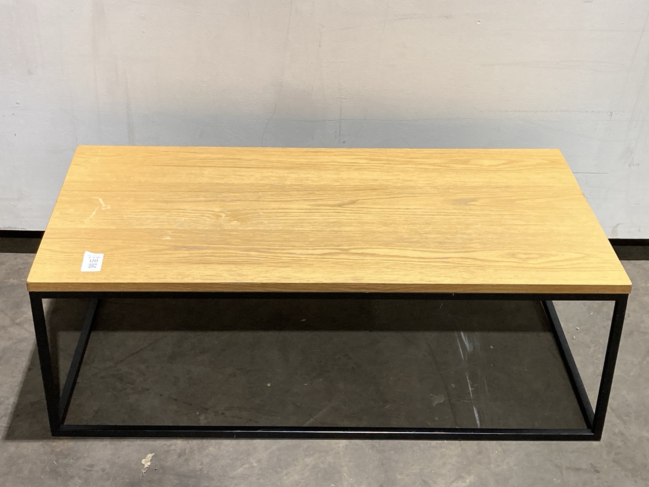 Lot 120  
            Birmingham - Collection or Delivery 

                
DAVID PHILLIPS LONG COFFEE TABLE BLACK AND OAK