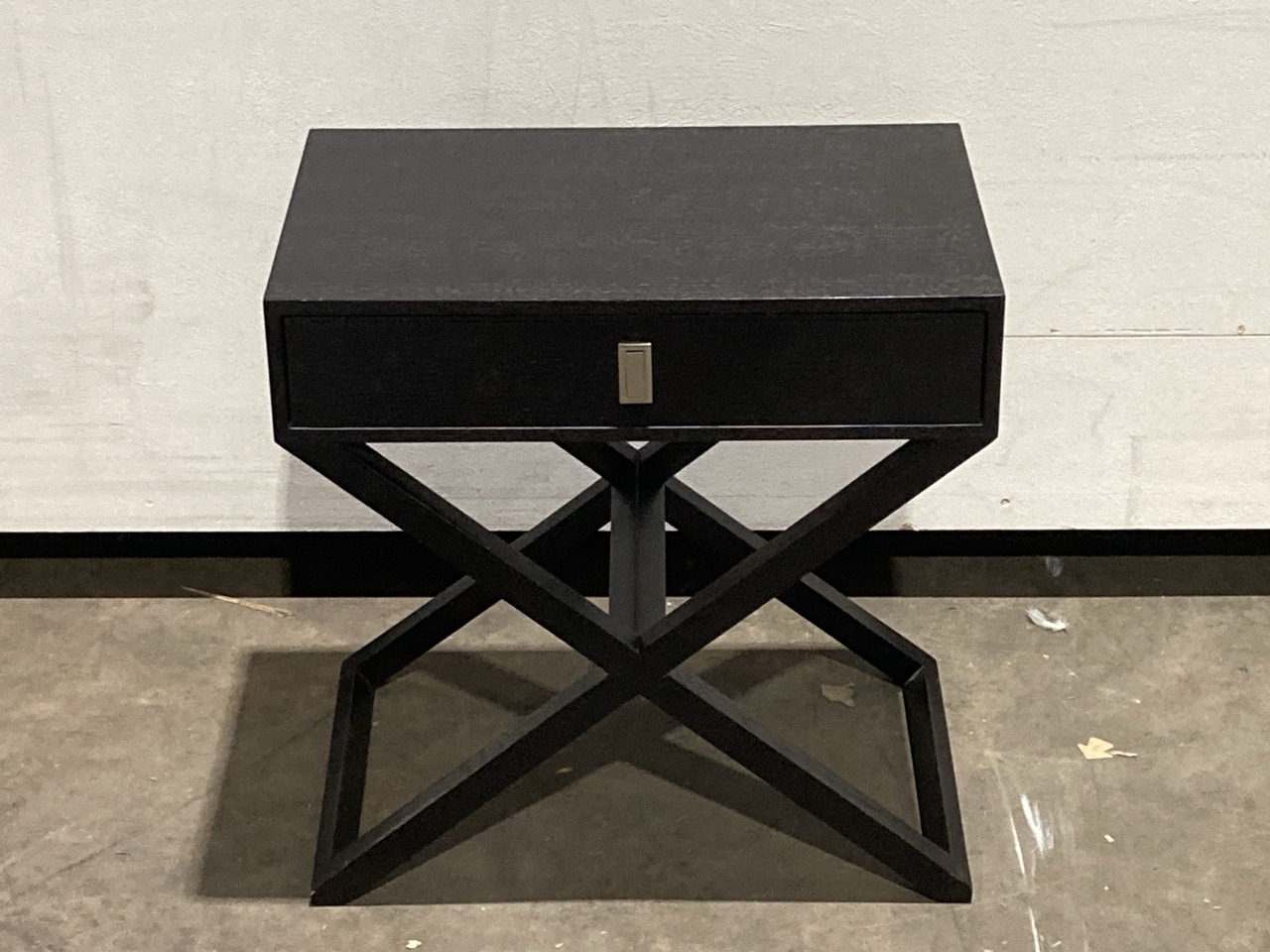 Lot 127  
            Birmingham - Collection or Delivery 

                
DAVID PHILLIPS R/GEO BEDSIDE TABLE IN WENGE IR-21409D ORIGINAL RRP £549