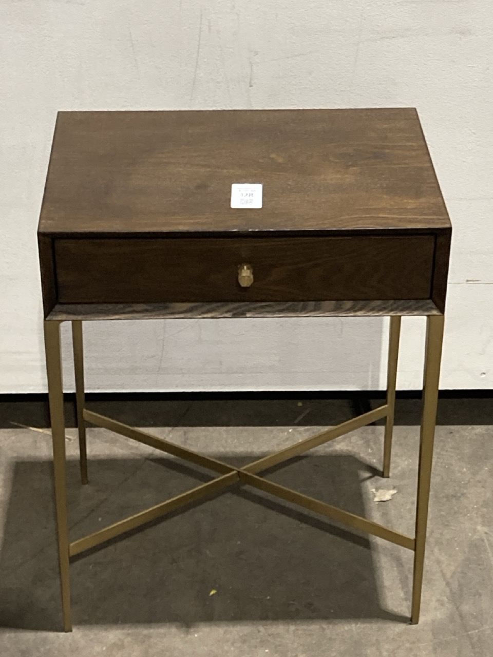 Lot 128  
            Birmingham - Collection or Delivery 

                
DAVID PHILLIPS R/STERLING SIDE TABLE IN CHOCOLATE IR-28858D ORIGINAL RRP £489