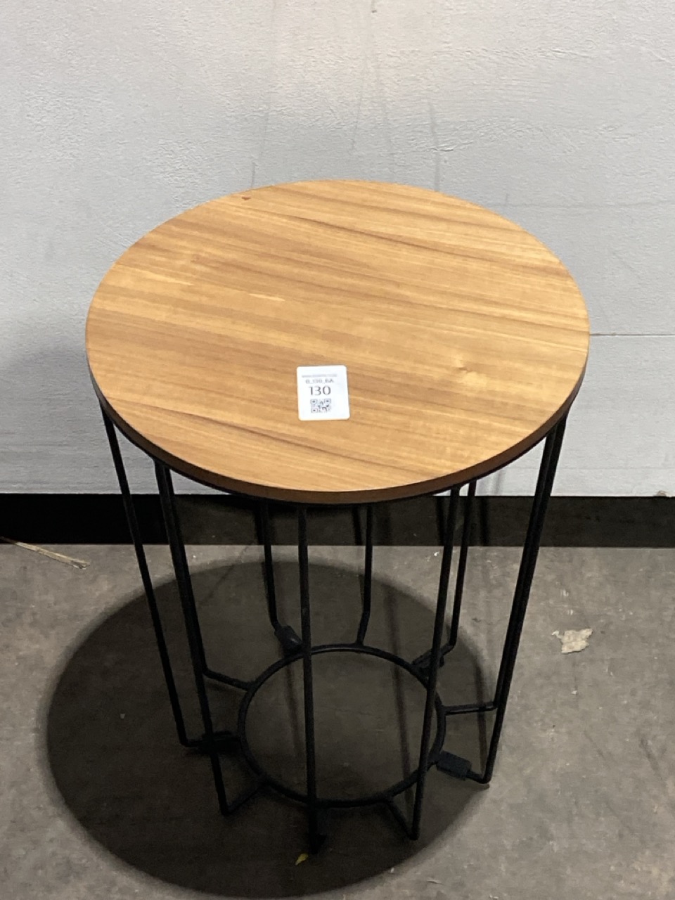 Lot 130  
            Birmingham - Collection or Delivery 

                
DAVID PHILLIPS R/DARCIE LAMP TABLE WALNUT/BLACK IR-25829D ORIGINAL RRP £79
