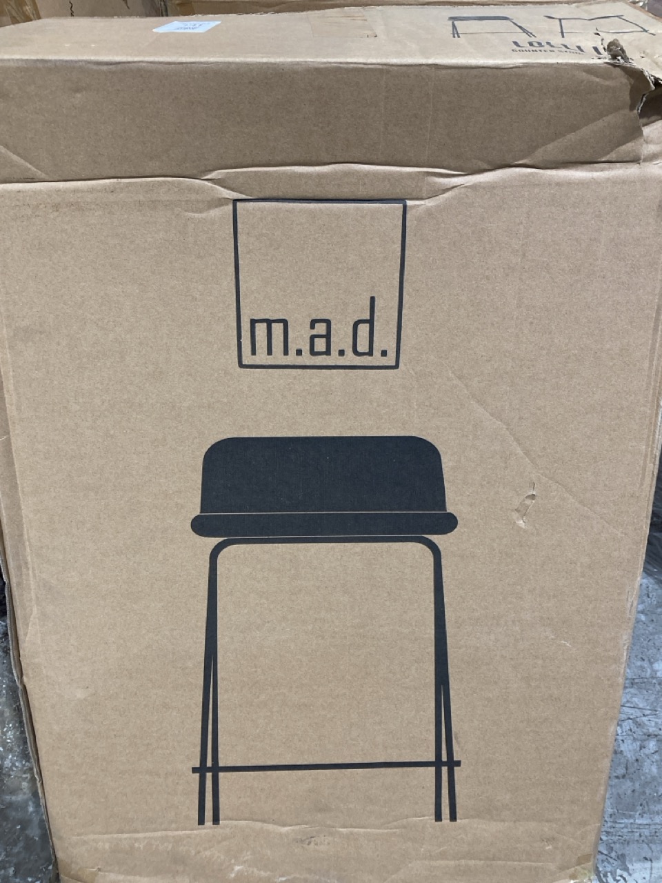 Lot 142  
            Birmingham - Collection or Delivery 

                
DAVID PHILLIPS M.A.D JESSOP COUNTER STOOL IN BROWN LEATHER IN-41160D ORIGINAL RRP...