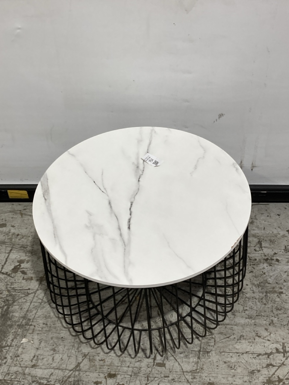 Lot 151  
            Birmingham - Collection or Delivery 

                
DAVID PHILLIPS MINERVE COFFEE TABLE MARBLE/BLACK IN-28967D ORIGINAL RRP £189