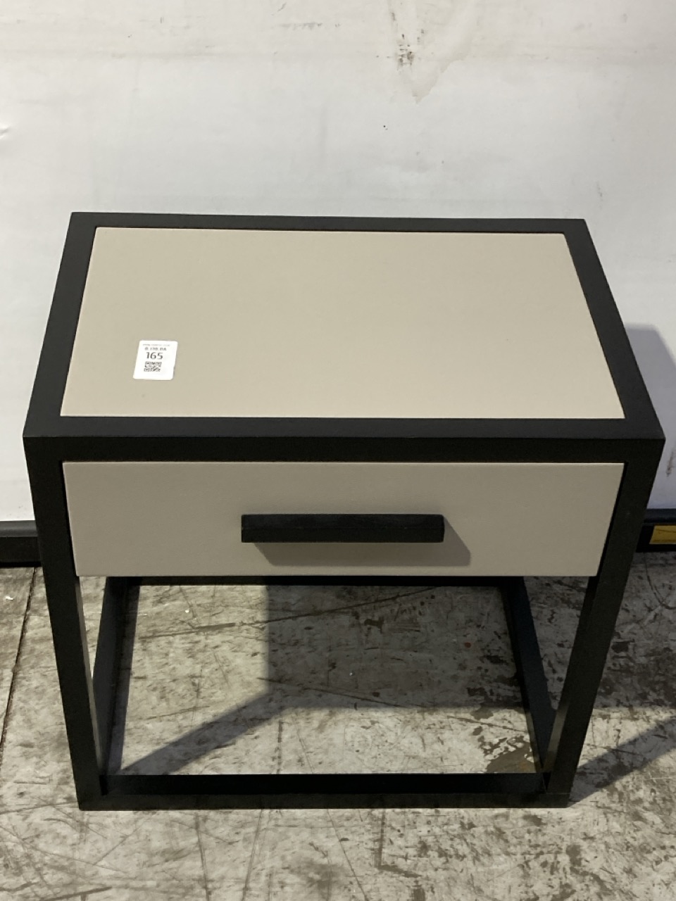 Lot 165  
            Birmingham - Collection or Delivery 

                
DAVID PHILLIPS R/ROUX 1DRW BEDSIDE TABLE IN BLACK/GREY IR-26770D ORIGINAL RRP £270