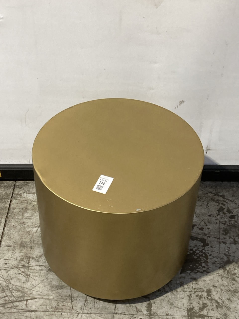 Lot 174  
            Birmingham - Collection or Delivery 

                
DAVID PHILLIPS BRASS STOOL IR-31651D ORIGINAL RRP £606