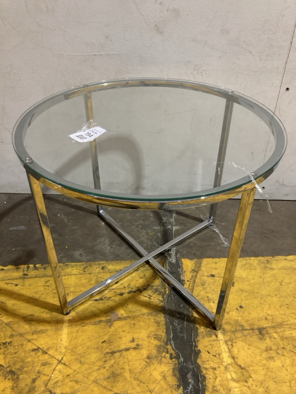 Lot 194  
            Birmingham - Collection Only 

                
DAVID PHILLIPS R/CROSS ROUND LAMP TABLE IR-03152D ORIGINAL RRP £59