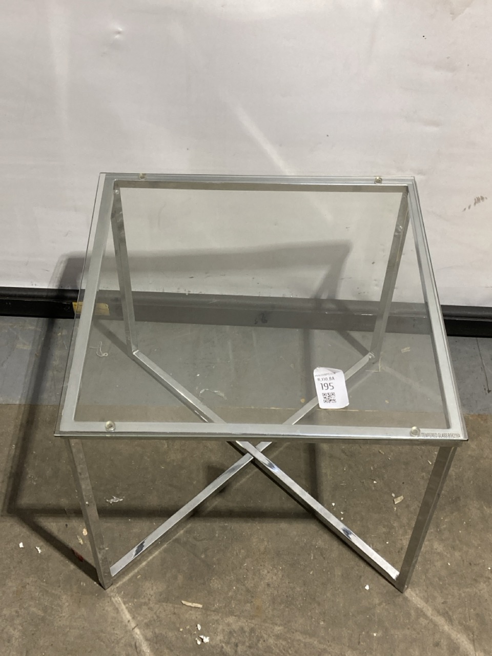 Lot 195  
            Birmingham - Collection Only 

                
DAVID PHILLIPS R/CROSS SQUARE LAMP TABLE IR-03154D ORIGINAL RRP £45