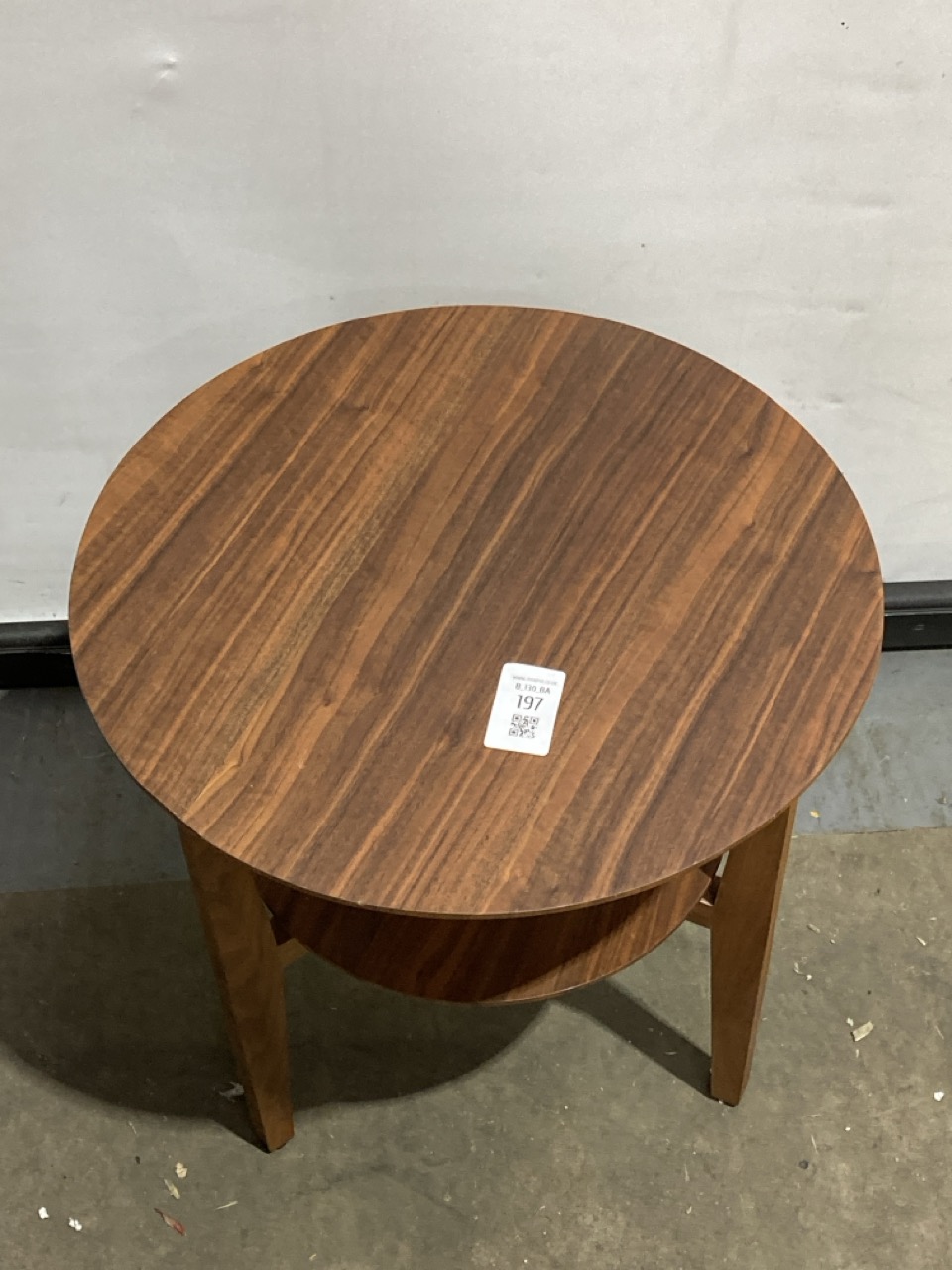 Lot 197  
            Birmingham - Collection or Delivery 

                
DAVID PHILLIPS  R/MALTA CIRCLE LAMP TABLE IN WALNUT IR-03171D ORIGINAL RRP £159