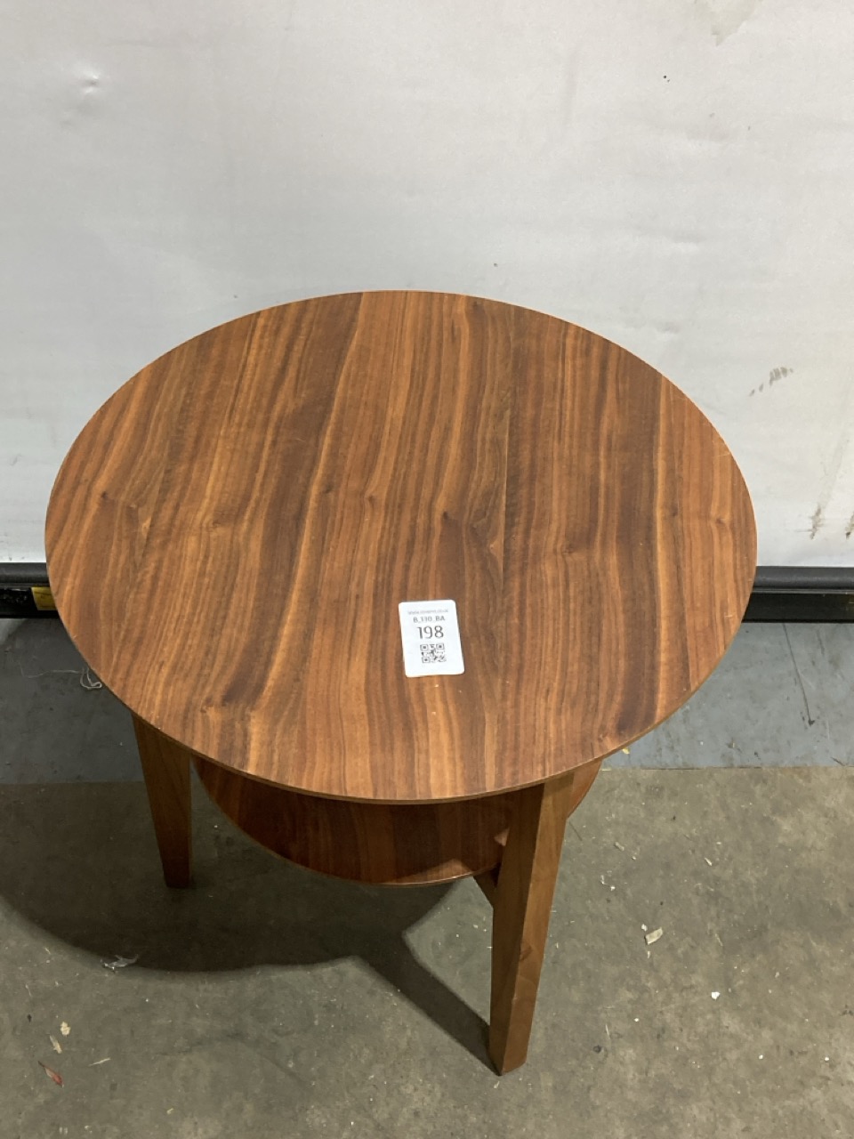 Lot 198  
            Birmingham - Collection or Delivery 

                
DAVID PHILLIPS  R/MALTA CIRCLE LAMP TABLE IN WALNUT IR-03171D ORIGINAL RRP £159