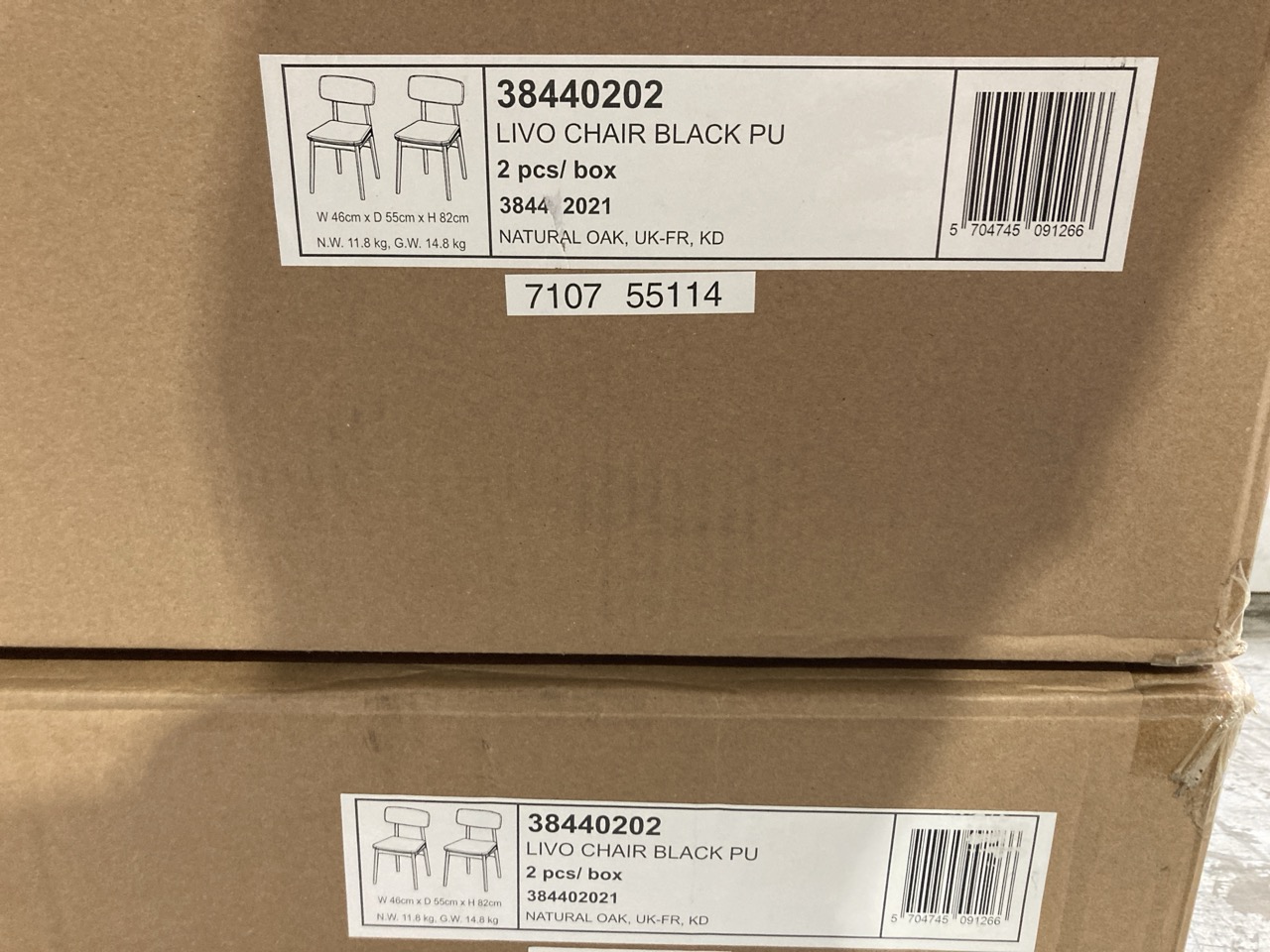 Lot 239  
            Birmingham - Collection or Delivery 

                
DAVID PHILLIPS 4X LIVO CHAIR IN BLACK PU ORIGINAL RRP £248