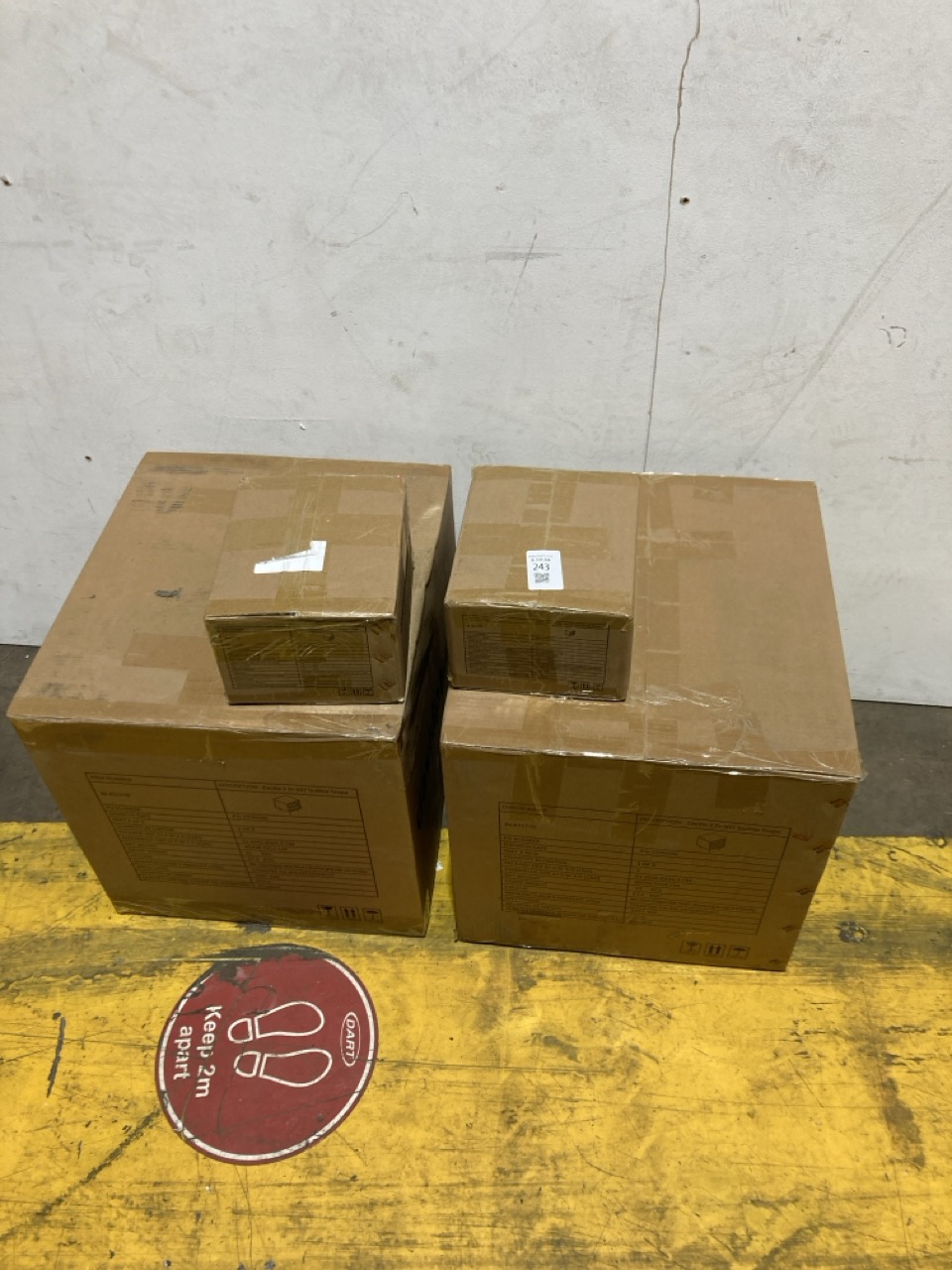 Lot 243  
            Birmingham - Collection or Delivery 

                
DAVID PHILLIPS 2 X CECILIA 2DRW BEDSIDE TABLE IN SCALLOP TAUPE ORIGINAL RRP £538