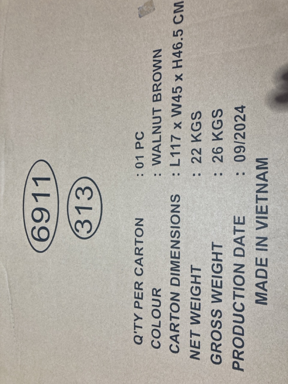 Lot 246  
            Birmingham - Collection or Delivery 

                
DAVID PHILLIPS SMALL TV UNIT IN WALNUT BROWN ORIGINAL RRP £199