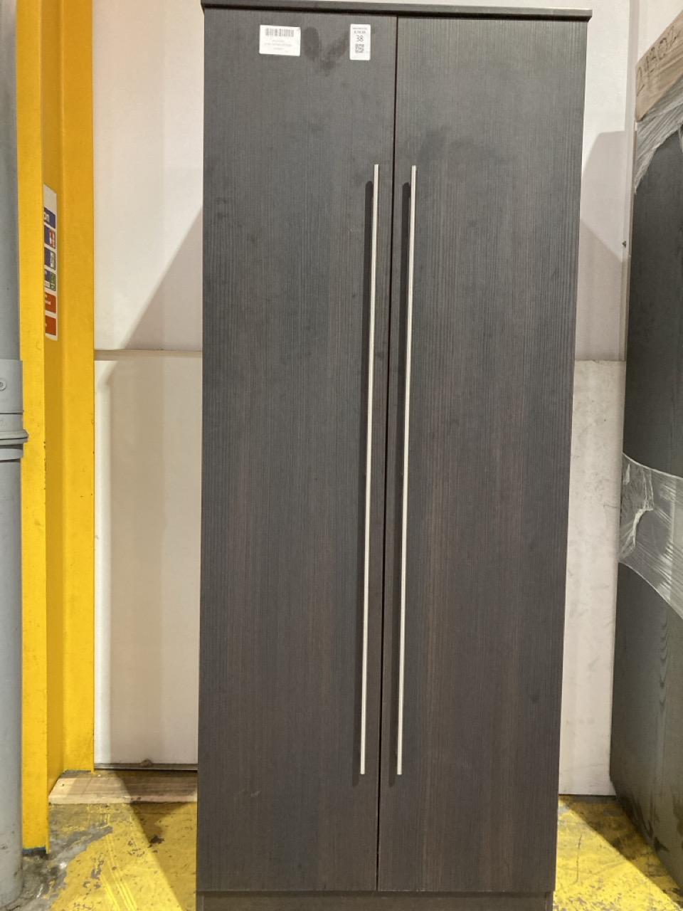 Lot 38  
            Birmingham - Collection or Delivery 

                
DAVID PHILLIPS R/CITY+ 2 DOOR WARDROBE IN WENGE IR-00852D  ORIGINAL RRP £215