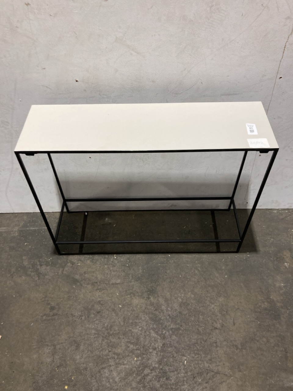 Lot 80  
            Birmingham - Collection or Delivery 

                
DAVID PHILLIPS R/MELANIE CONSOLE TABLE IN BLACK/GREY IR-30317D ORIGINAL RRP £329