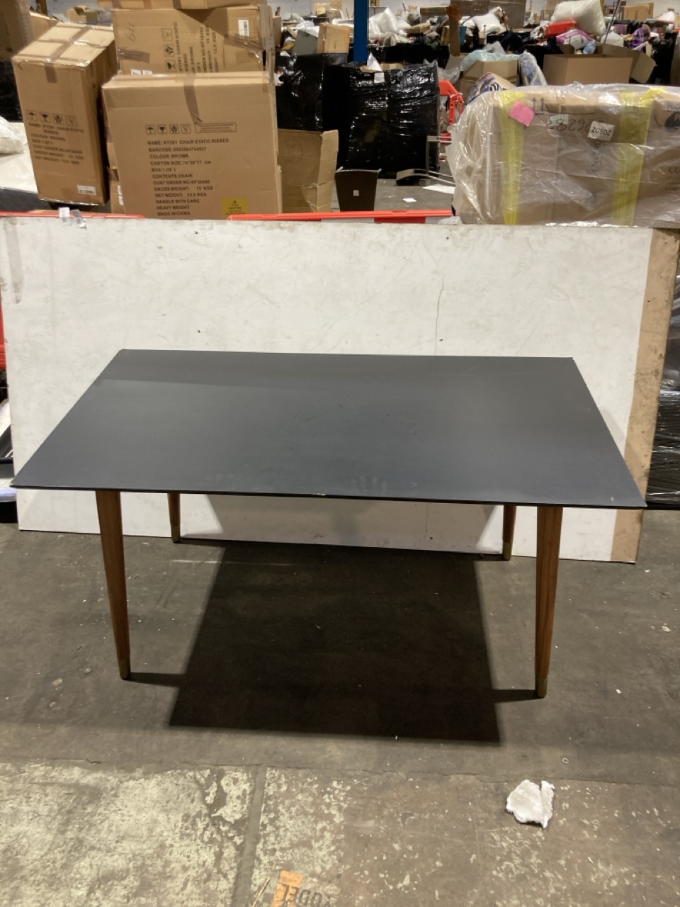 Lot 83  
            Birmingham - Collection or Delivery 

                
DAVID PHILLIPS R/CHEVRON RECTANGLE DINING TABLE IN WENGE IR-29136D ORIGINAL RRP £619