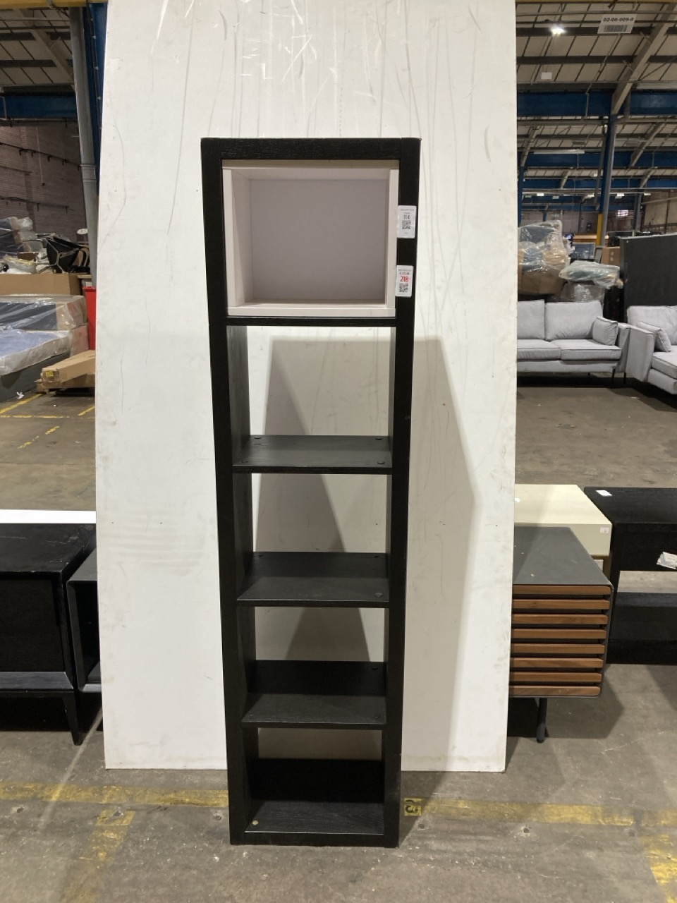 Lot 114  
            Birmingham - Collection or Delivery 

                
DAVID PHILLIPS VIENNA SHELVING UNIT IN WENGE ORIGINAL RRP £149