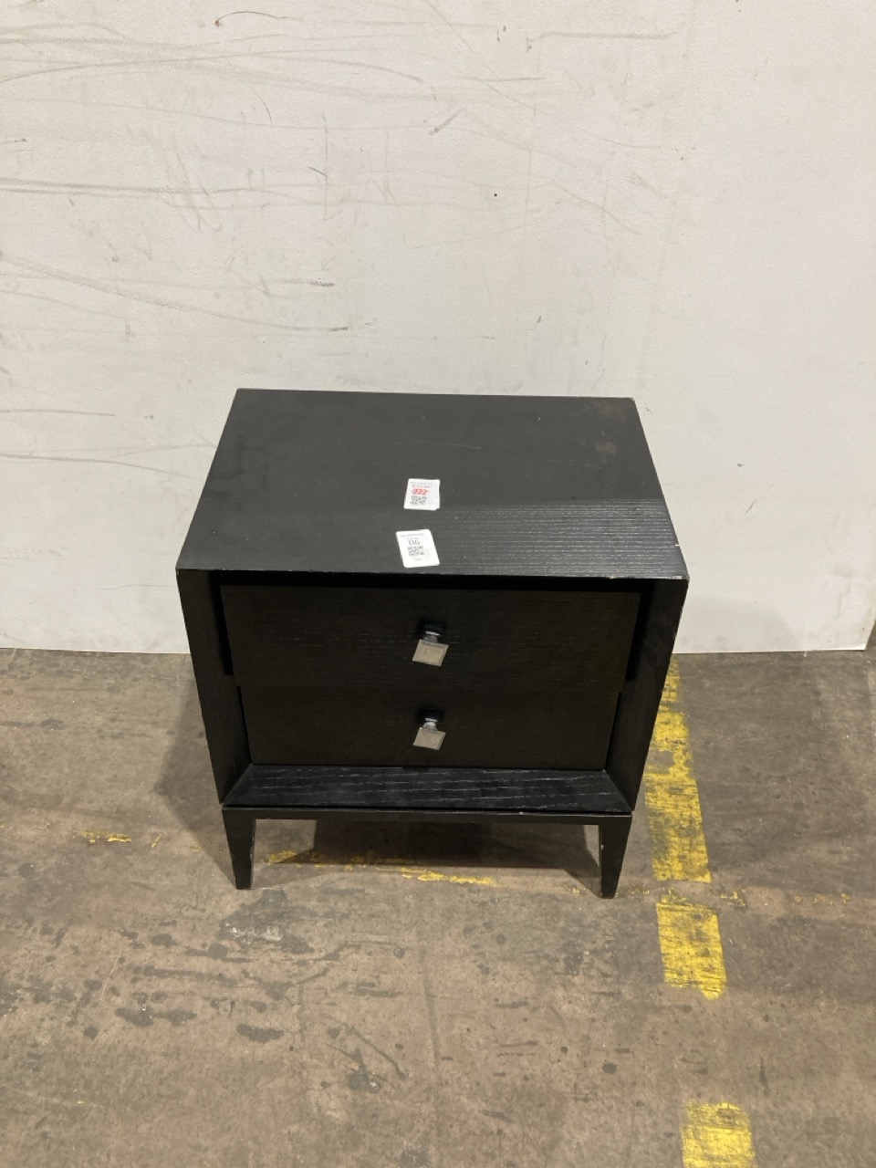 Lot 116  
            Birmingham - Collection or Delivery 

                
DAVID PHILLIPS ELLIE 2DRW BEDSIDE TABLE IN BLACK ORIGINAL RRP £426