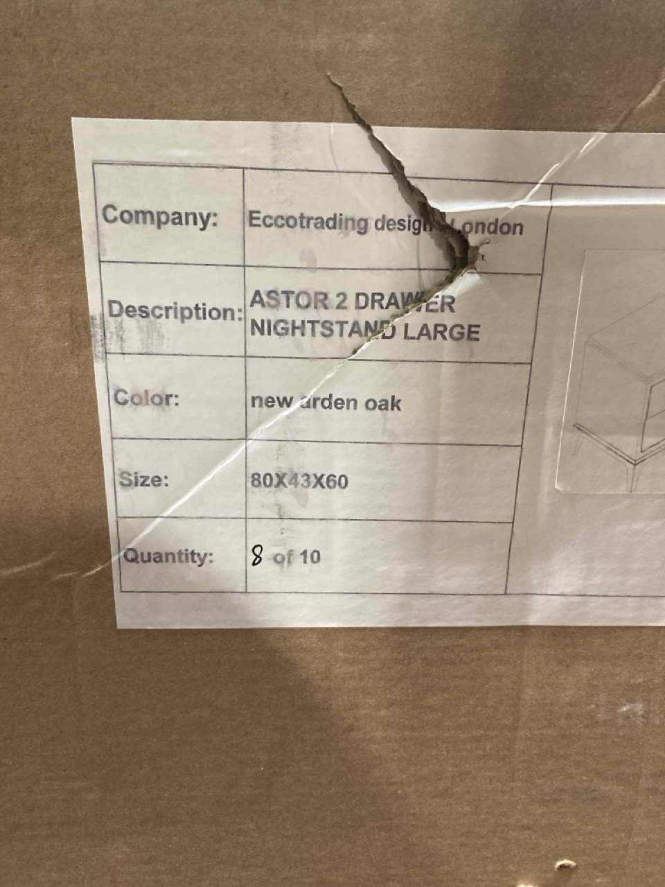 Lot 157  
            Birmingham - Collection or Delivery 

                
DAVID PHILLIPS GREY ASTOR 2 DRAW LARGE NIGHTSTAND 80 X 43 X 60CM