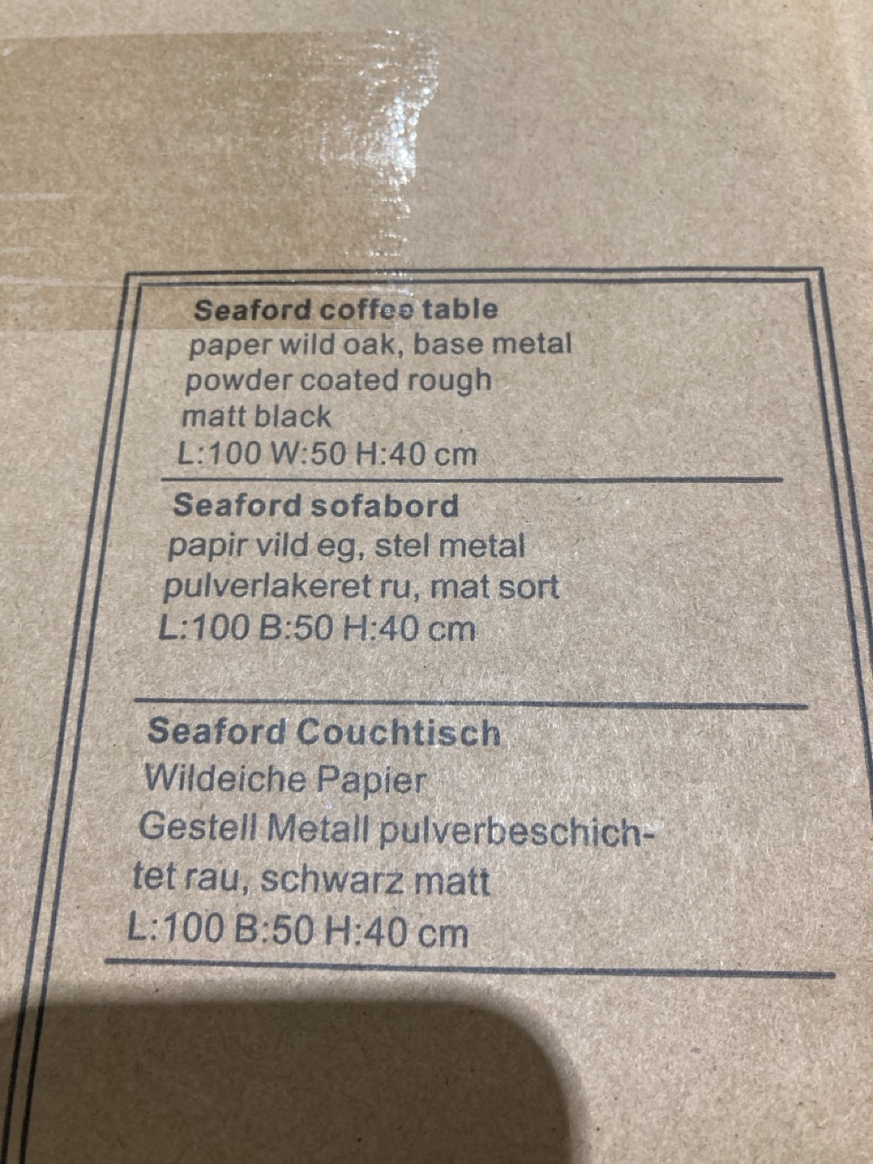 Lot 166  
            Birmingham - Collection or Delivery 

                
DAVID PHILLIPS SEAFORD COFFEE TABLE IN WILD OAK ORIGINAL RRP £349