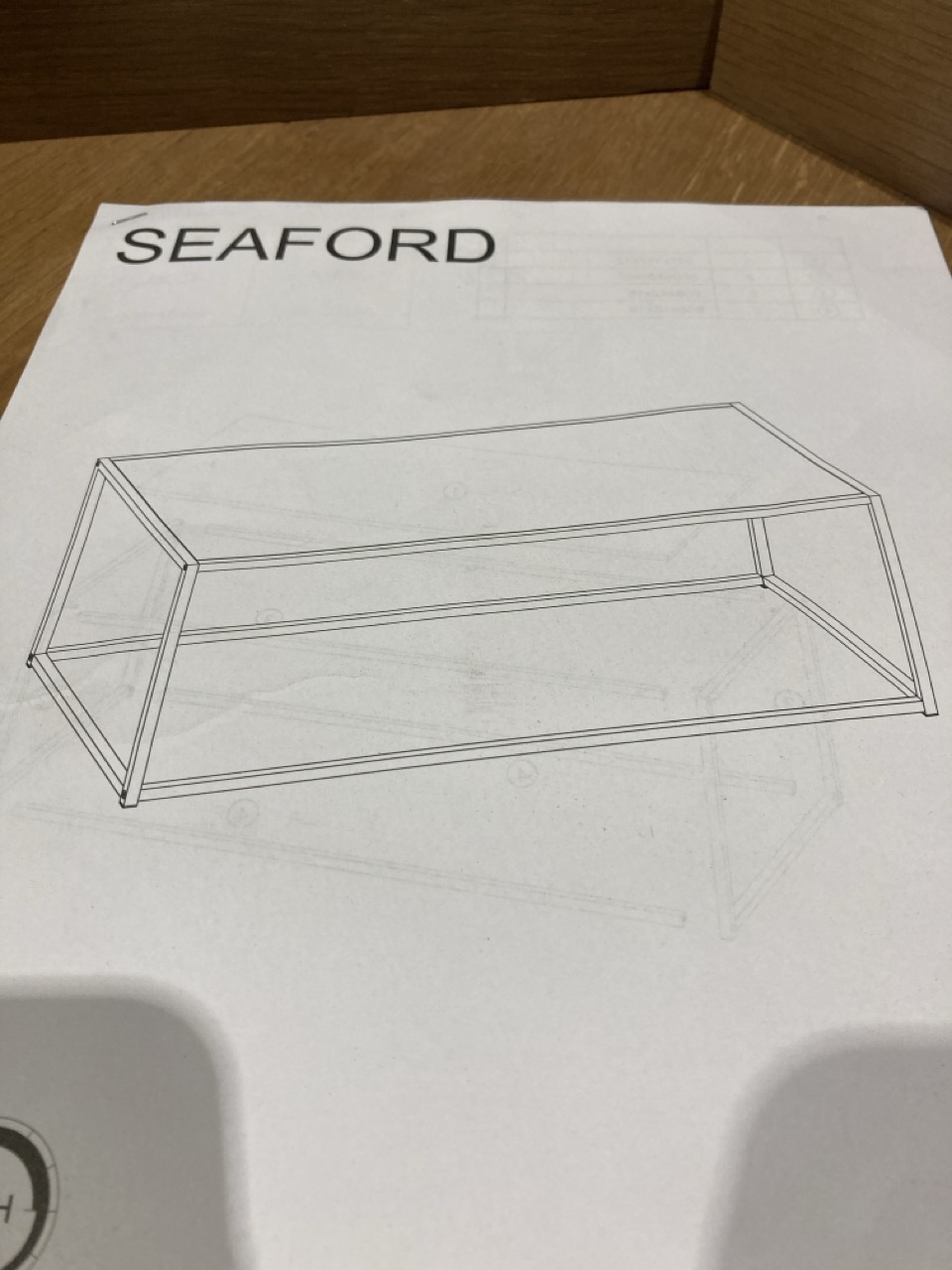 Lot 167  
            Birmingham - Collection or Delivery 

                
DAVID PHILLIPS SEAFORD COFFEE TABLE IN WILD OAK ORIGINAL RRP £349