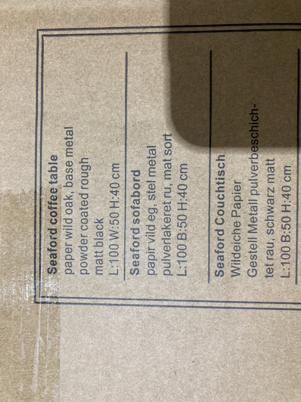 Lot 169  
            Birmingham - Collection or Delivery 

                
DAVID PHILLIPS SEAFORD COFFEE TABLE IN WILD OAK ORIGINAL RRP £349