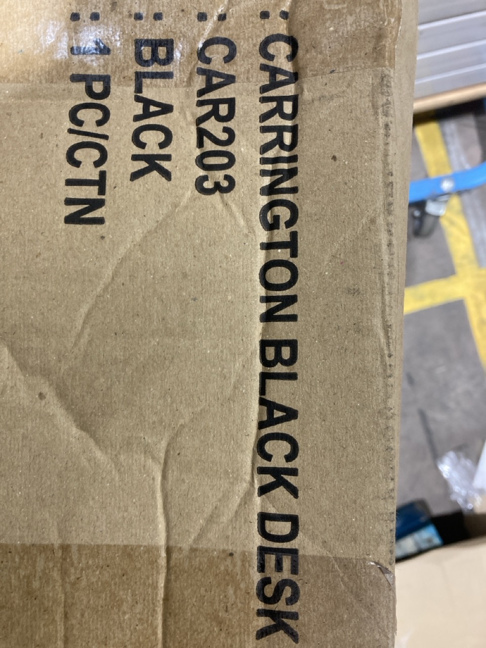 Lot 172  
            Birmingham - Collection or Delivery 

                
DAVID PHILLIPS CARRINGTON DESK IN BLACK ORIGINAL RRP £134